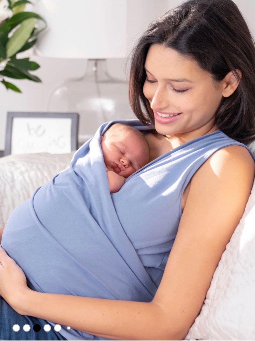 Seraphine Gray Baby-Wearing Wrap Top